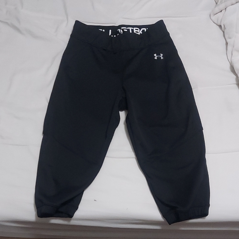 Under Armour Black Athletic Joggers with Tapered Ankle